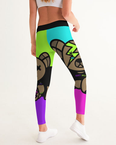 Pantalones de yoga RM con oso arruinado