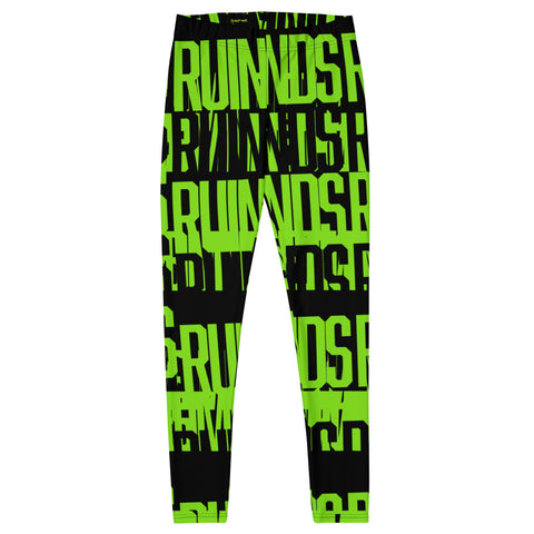 RM Roots - 块状（绿色/块​​状）打底裤