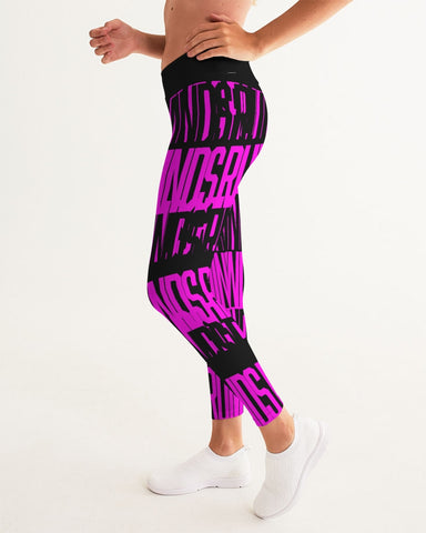 RM BLOCK（粉色/黑色）瑜伽裤