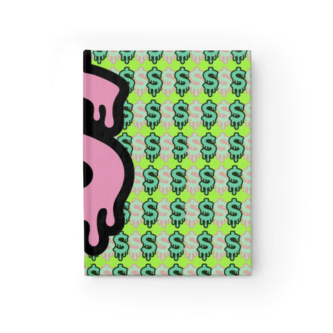RM Roots - $Drip Pink/Green Journal - Ruled Line