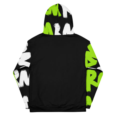 RM Graffiti RMX - Neon Green Unisex Hoodie