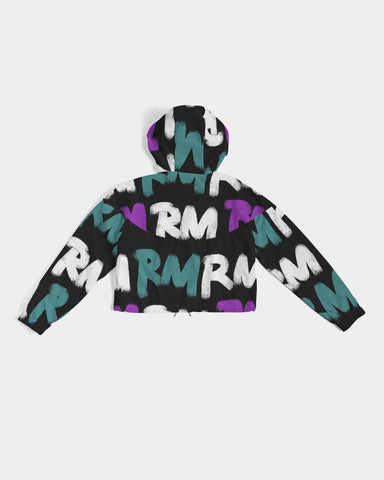 RM Graffiti（紫色/青色）短款风衣