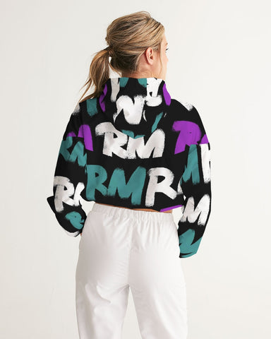 RM Graffiti（紫色/青色）短款风衣